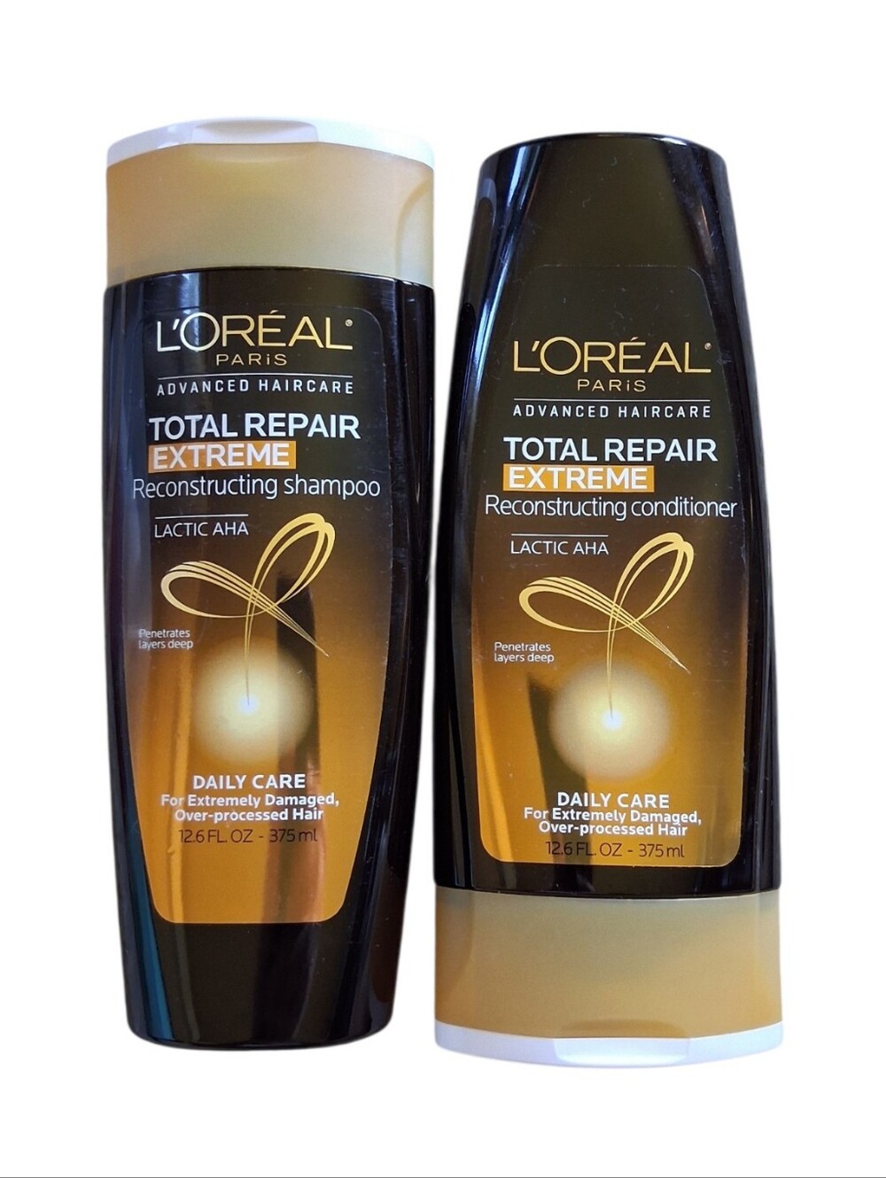 NEW Loreal Total Repair Extreme Lactic Acid Reconstructing Shampoo, Conditioner